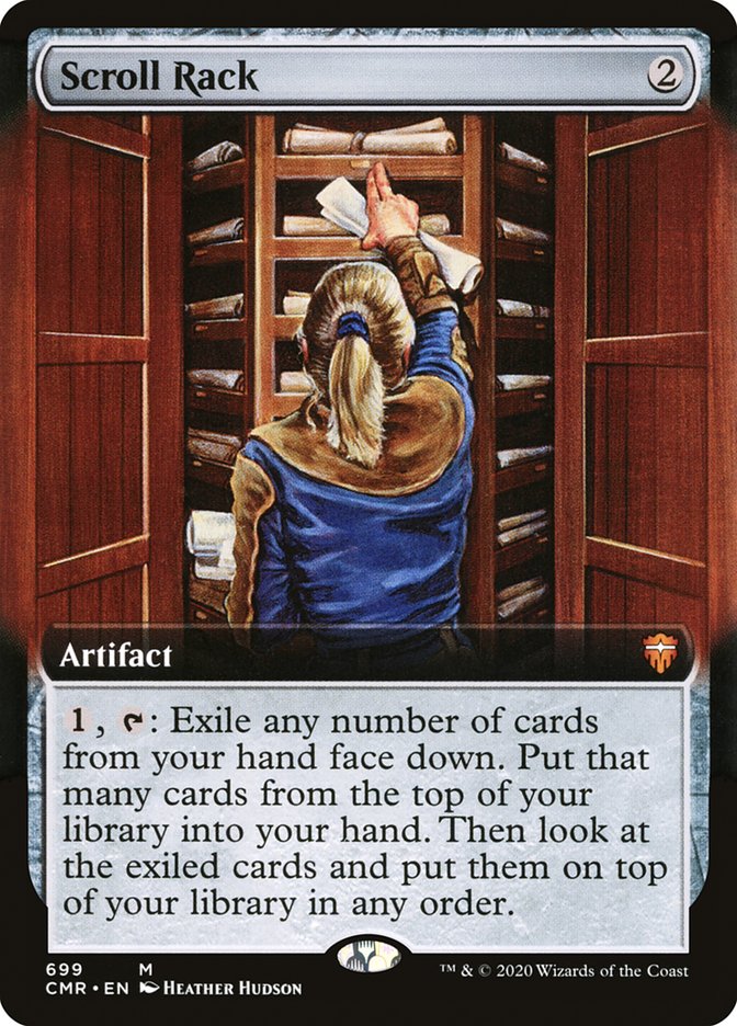 Scroll Rack (Extended Art) [Commander Legends] | Boutique FDB TCG