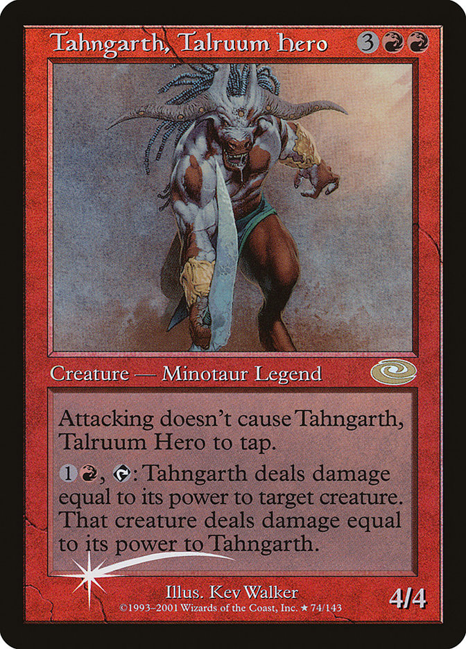 Tahngarth, Talruum Hero (Kev Walker) [Planeshift] | Boutique FDB TCG