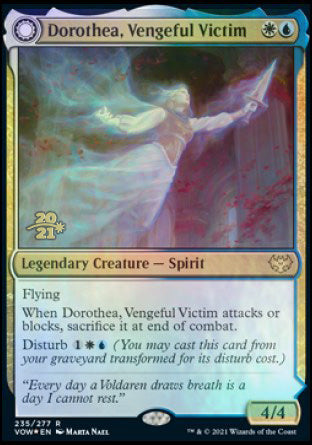 Dorothea, Vengeful Victim // Dorothea's Retribution [Innistrad: Crimson Vow Prerelease Promos] | Boutique FDB TCG