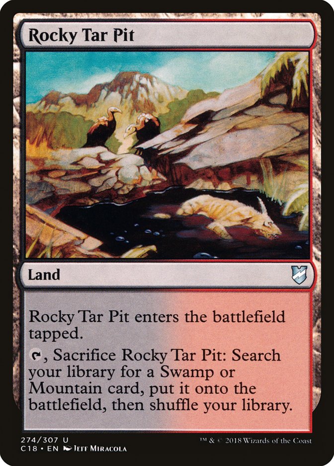 Rocky Tar Pit [Commander 2018] | Boutique FDB TCG