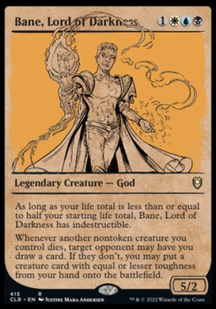 Bane, Lord of Darkness (Showcase) [Commander Legends: Battle for Baldur's Gate] | Boutique FDB TCG