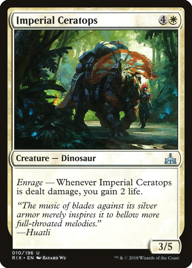 Imperial Ceratops [Rivals of Ixalan] | Boutique FDB TCG