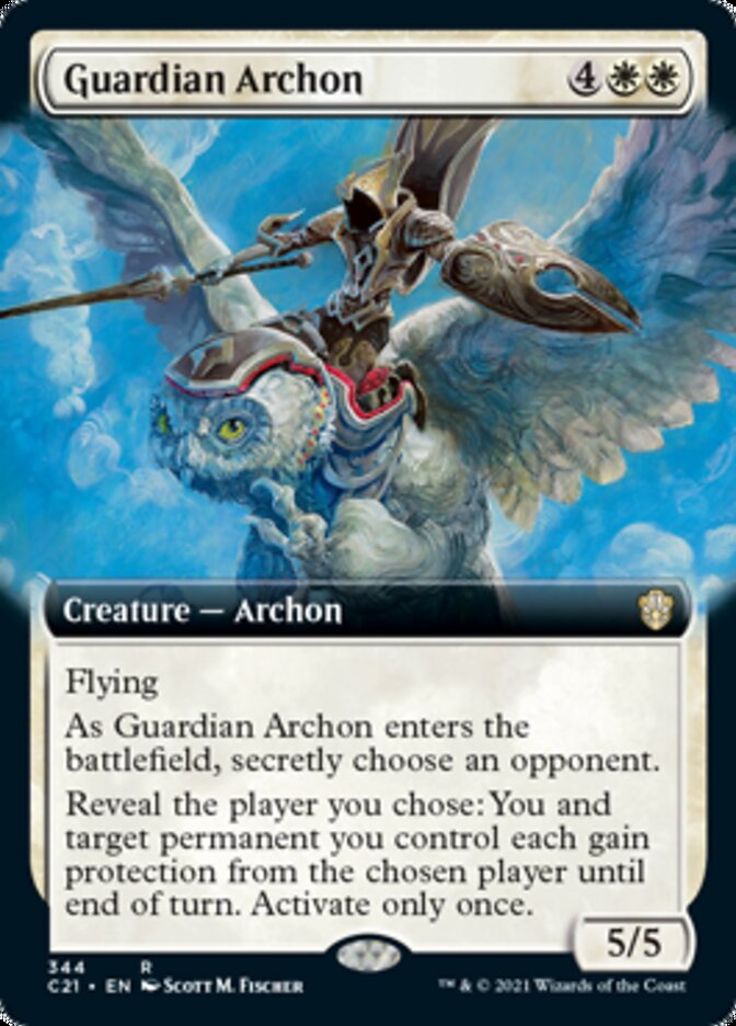Guardian Archon (Extended Art) [Commander 2021] | Boutique FDB TCG