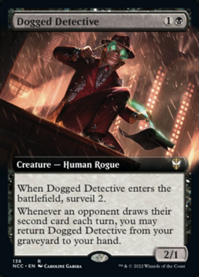 Dogged Detective (Extended Art) [Streets of New Capenna Commander] | Boutique FDB TCG