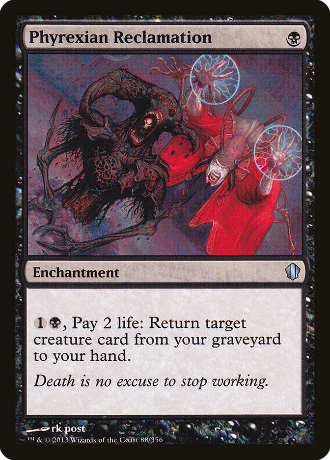 Phyrexian Reclamation [Commander 2013] | Boutique FDB TCG