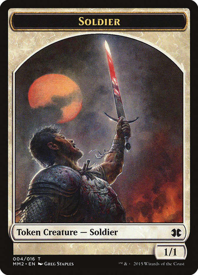 Soldier Token [Modern Masters 2015 Tokens] | Boutique FDB TCG