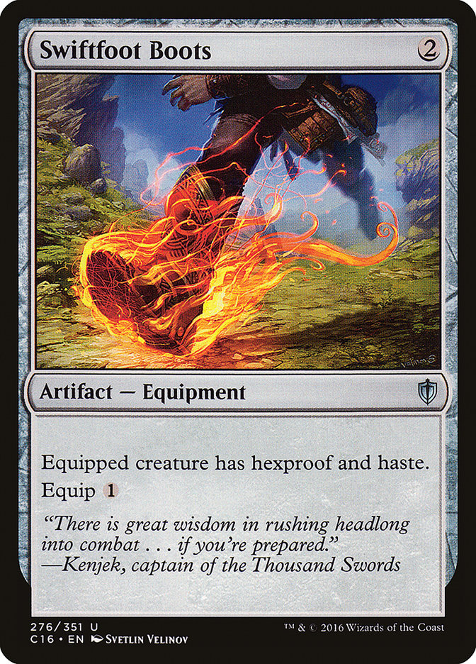 Swiftfoot Boots [Commander 2016] | Boutique FDB TCG