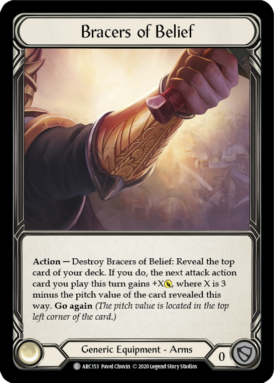 Bracers of Belief [U-ARC153] (Arcane Rising Unlimited)  Unlimited Normal | Boutique FDB TCG