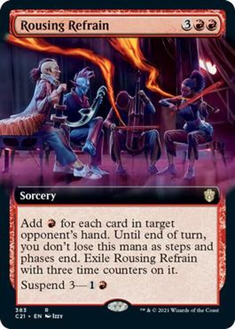 Rousing Refrain (Extended Art) [Commander 2021] | Boutique FDB TCG