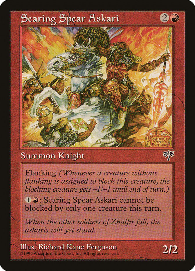 Searing Spear Askari [Mirage] | Boutique FDB TCG