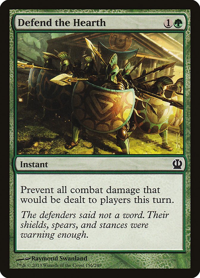 Defend the Hearth [Theros] | Boutique FDB TCG
