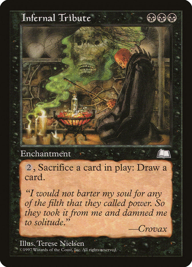 Infernal Tribute [Weatherlight] | Boutique FDB TCG