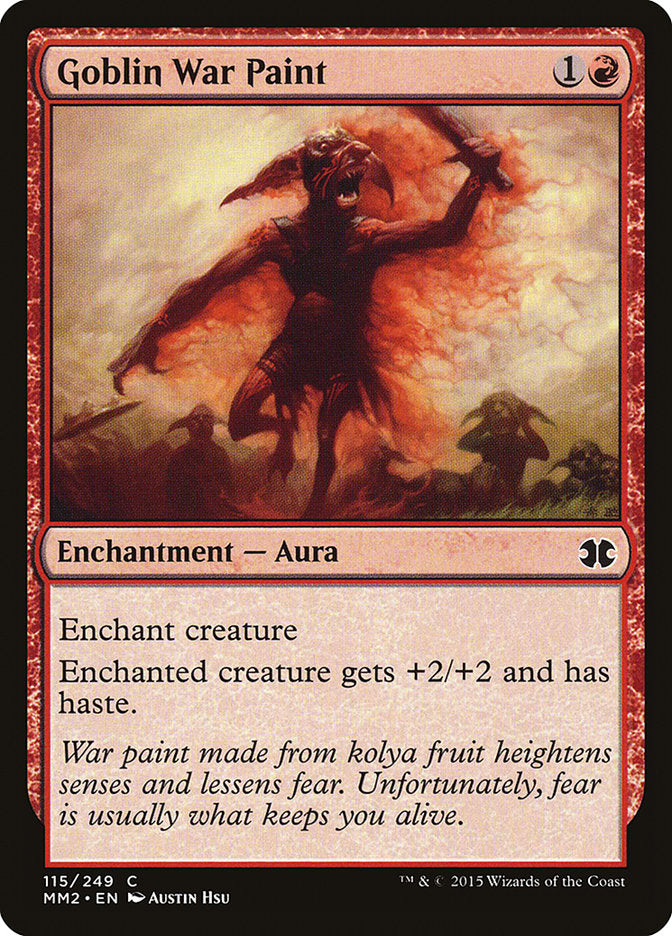 Goblin War Paint [Modern Masters 2015] | Boutique FDB TCG