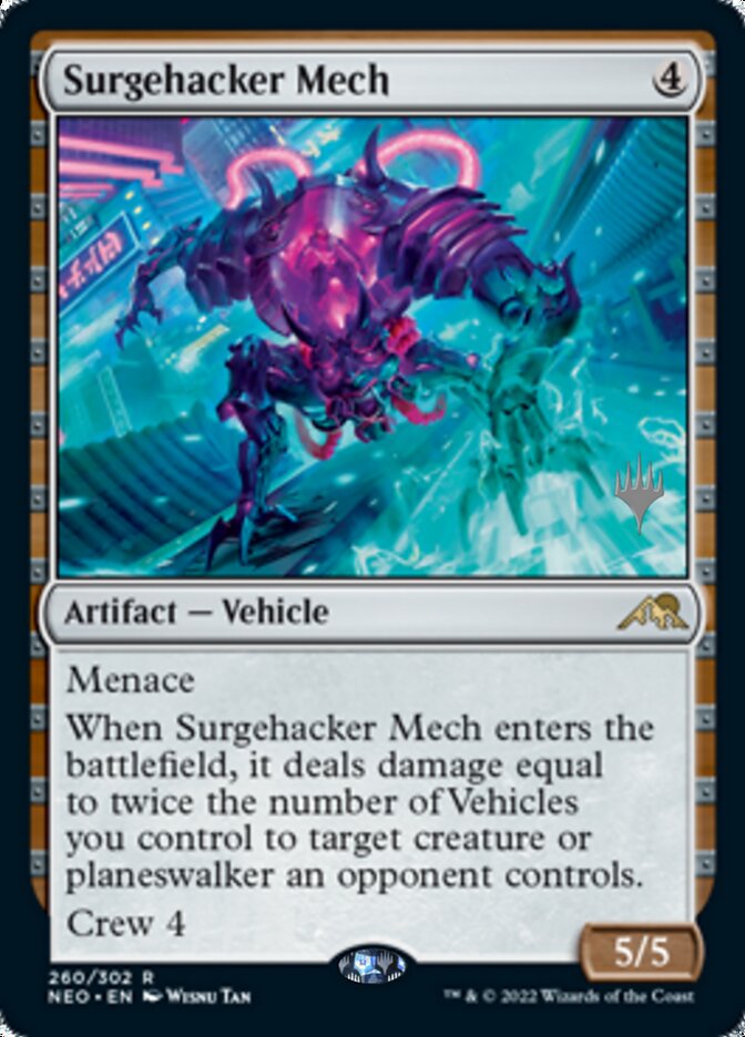 Surgehacker Mech (Promo Pack) [Kamigawa: Neon Dynasty Promos] | Boutique FDB TCG