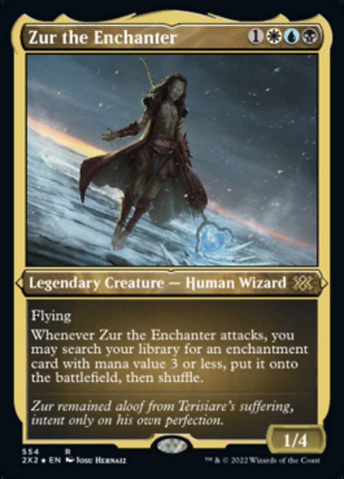 Zur the Enchanter (Foil Etched) [Double Masters 2022] | Boutique FDB TCG