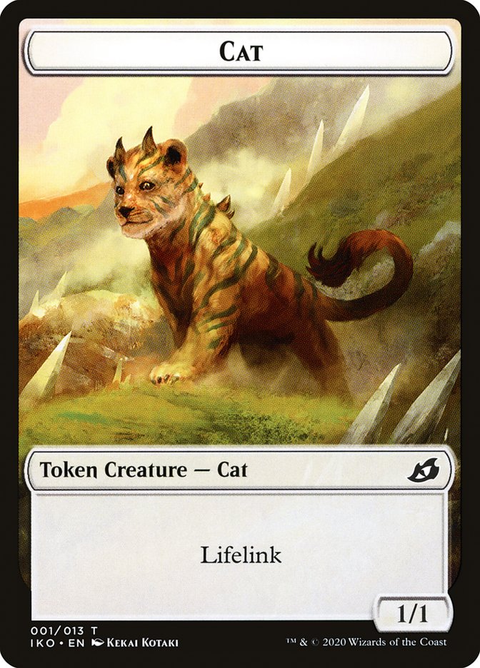 Cat Token [Ikoria: Lair of Behemoths Tokens] | Boutique FDB TCG