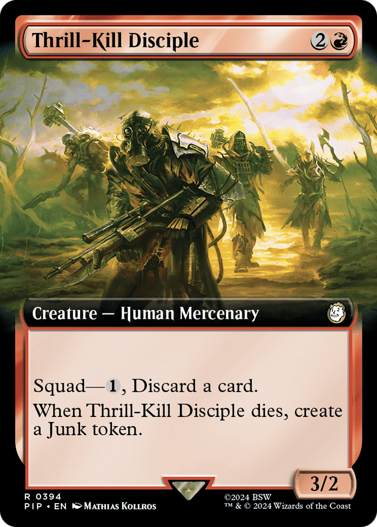 Thrill-Kill Disciple (Extended Art) [Fallout] | Boutique FDB TCG
