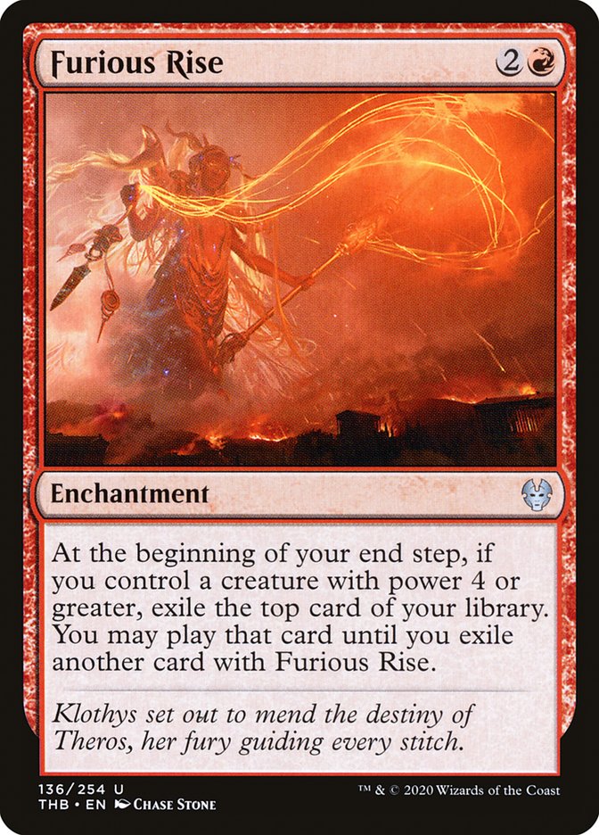 Furious Rise [Theros Beyond Death] | Boutique FDB TCG