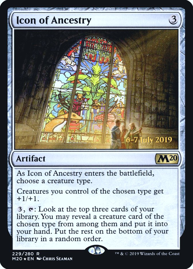 Icon of Ancestry [Core Set 2020 Prerelease Promos] | Boutique FDB TCG