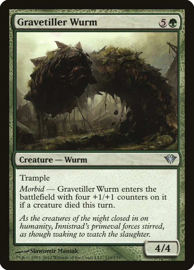 Gravetiller Wurm [Dark Ascension] | Boutique FDB TCG
