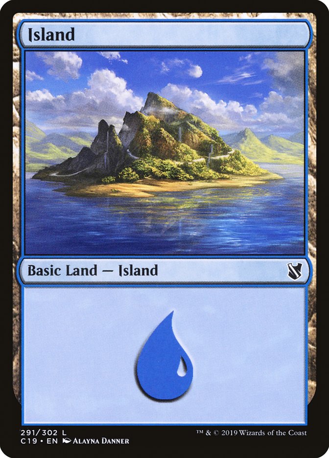 Island (291) [Commander 2019] | Boutique FDB TCG