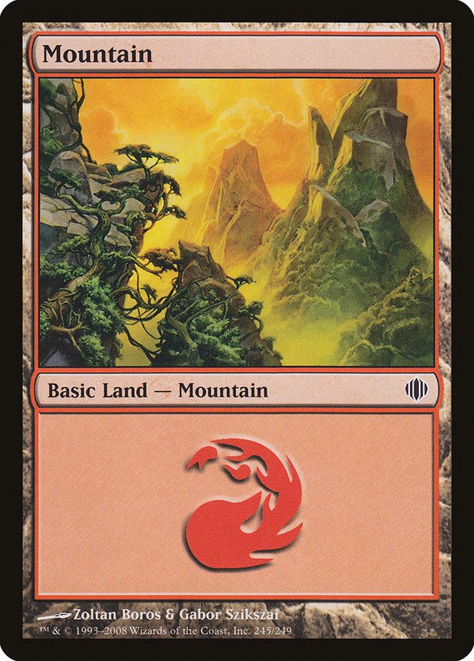 Mountain (245) [Shards of Alara] | Boutique FDB TCG