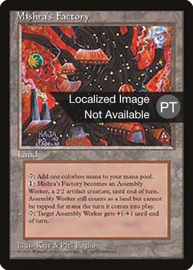 Mishra's Factory [Fourth Edition (Foreign Black Border)] | Boutique FDB TCG