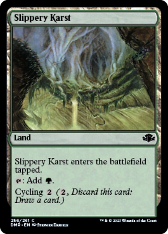 Slippery Karst [Dominaria Remastered] | Boutique FDB TCG