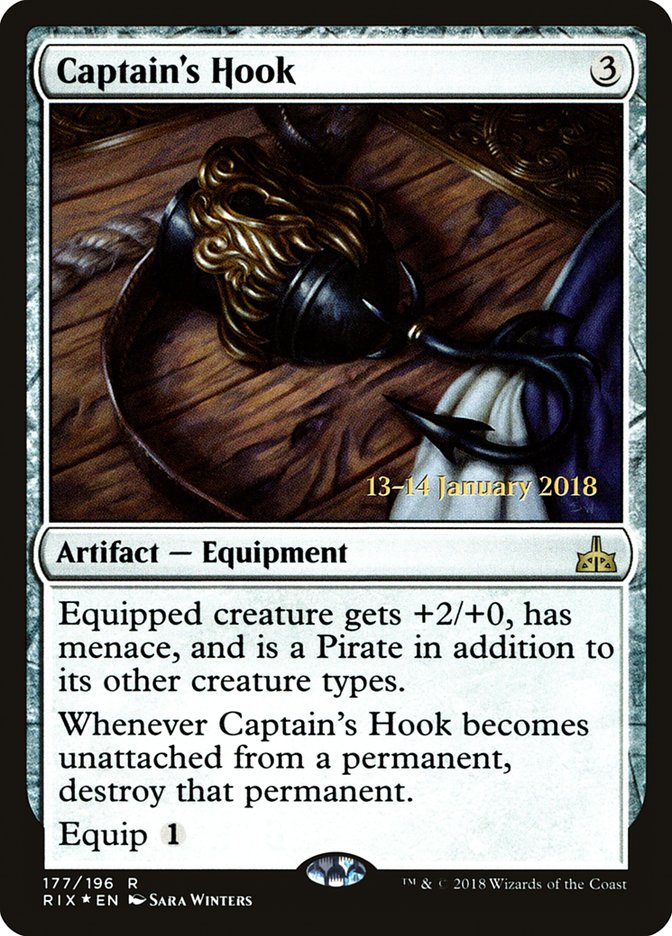 Captain's Hook [Rivals of Ixalan Prerelease Promos] | Boutique FDB TCG