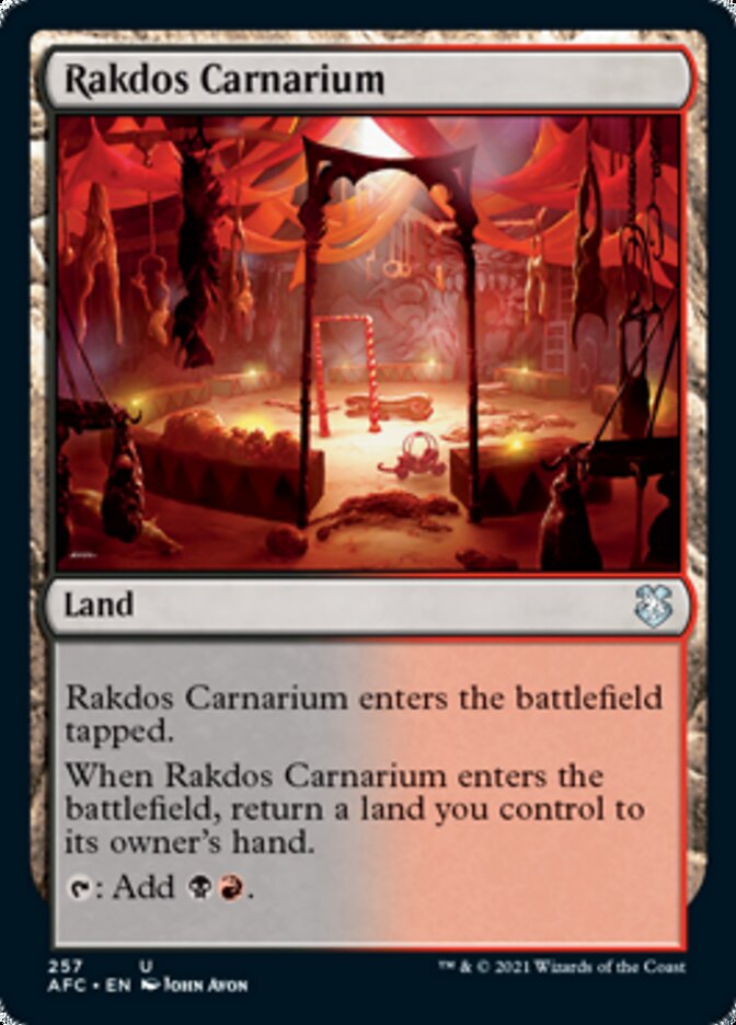 Rakdos Carnarium [Dungeons & Dragons: Adventures in the Forgotten Realms Commander] | Boutique FDB TCG