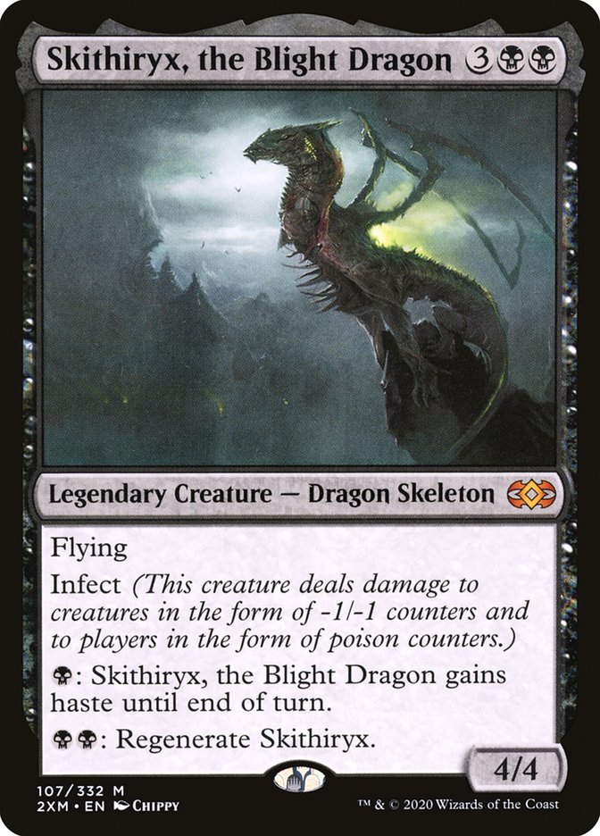 Skithiryx, the Blight Dragon [Double Masters] | Boutique FDB TCG