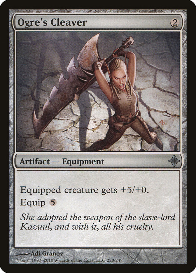 Ogre's Cleaver [Rise of the Eldrazi] | Boutique FDB TCG