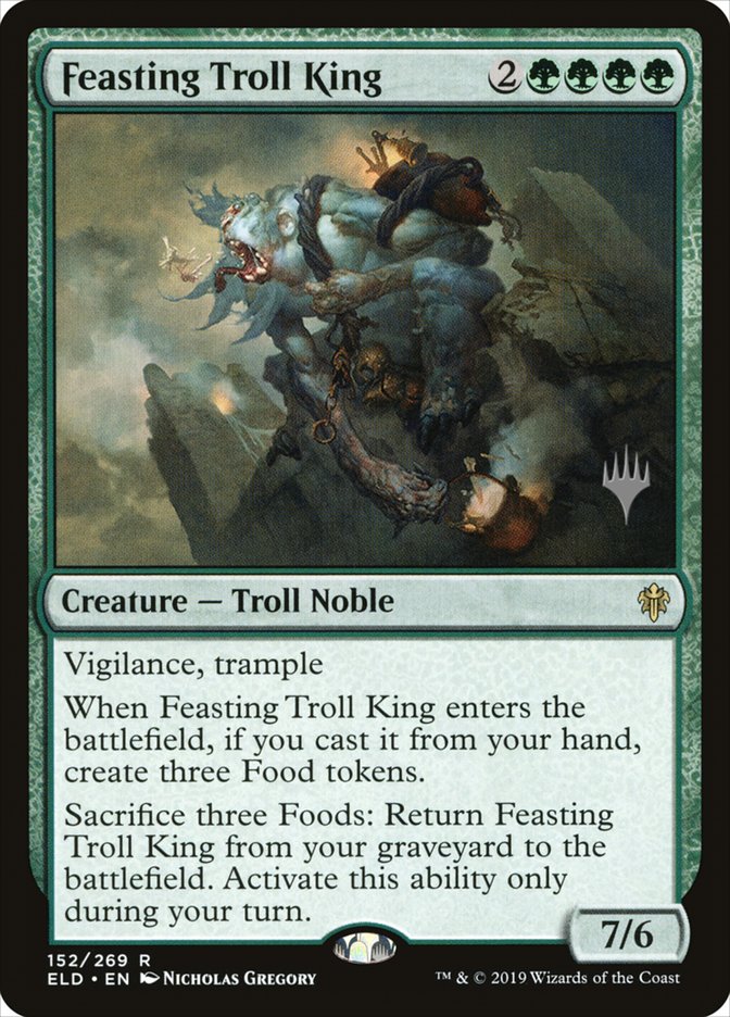 Feasting Troll King (Promo Pack) [Throne of Eldraine Promos] | Boutique FDB TCG