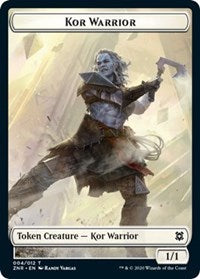 Kor Warrior // Plant Double-Sided Token [Zendikar Rising Tokens] | Boutique FDB TCG