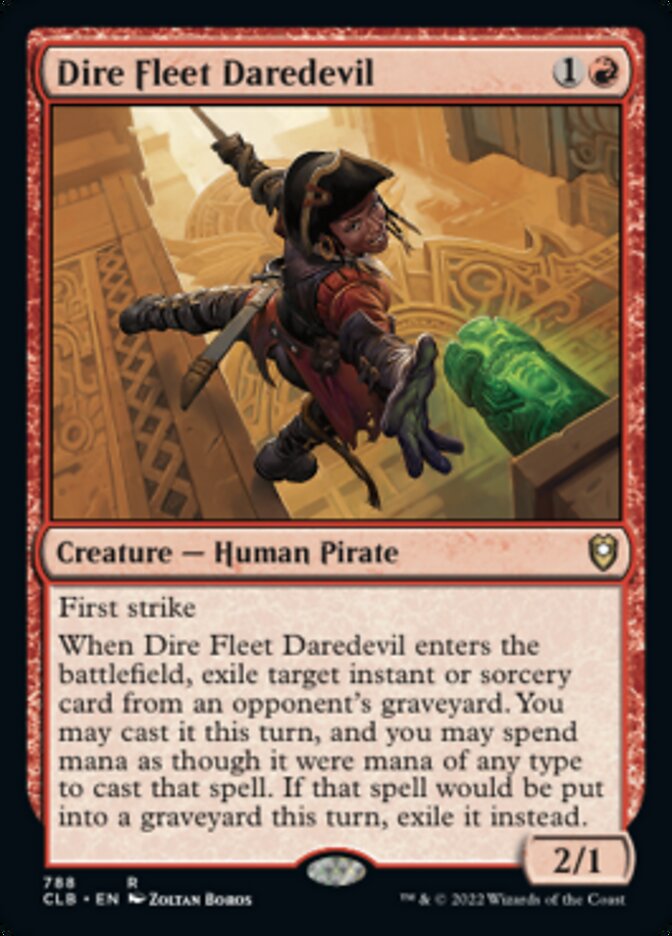 Dire Fleet Daredevil [Commander Legends: Battle for Baldur's Gate] | Boutique FDB TCG