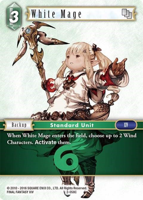 White Mage [Opus II] | Boutique FDB TCG