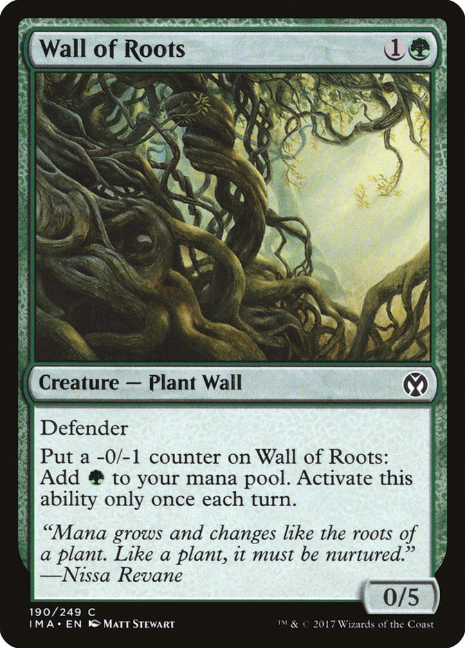 Wall of Roots [Iconic Masters] | Boutique FDB TCG