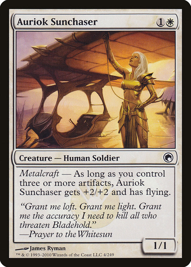 Auriok Sunchaser [Scars of Mirrodin] | Boutique FDB TCG