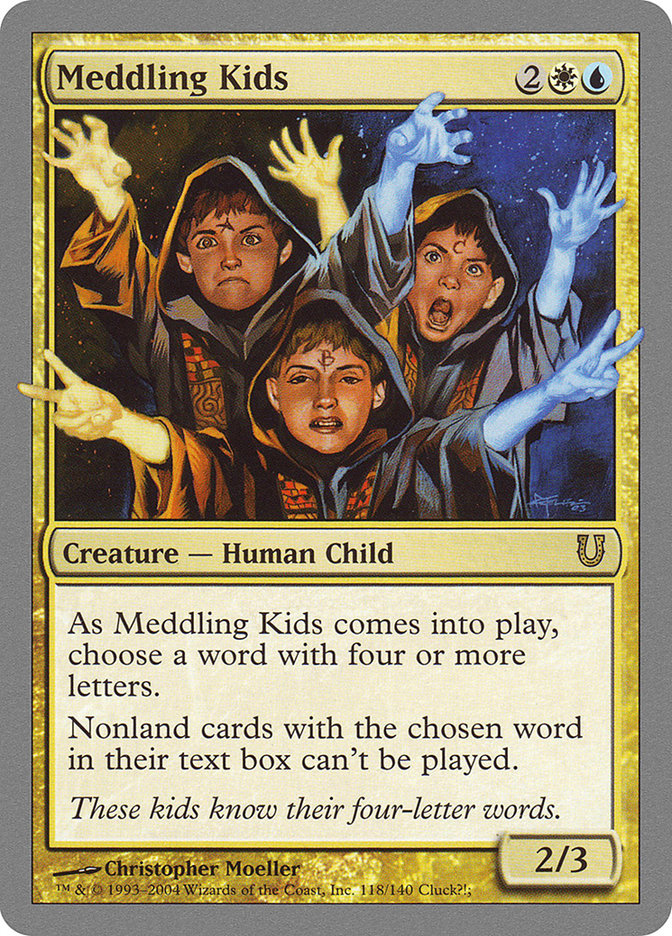 Meddling Kids [Unhinged] | Boutique FDB TCG