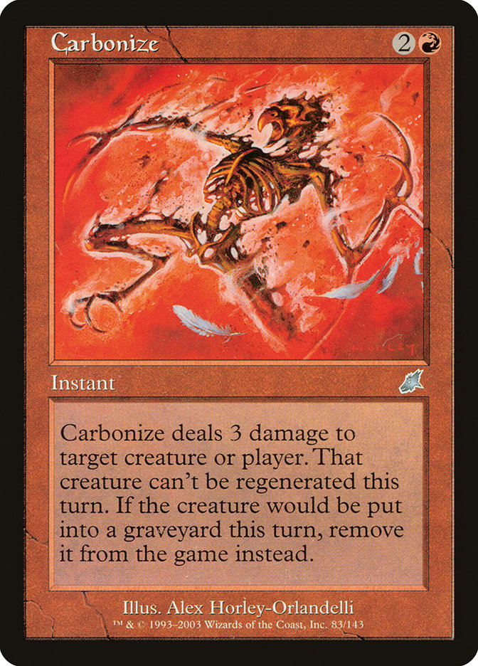 Carbonize [Scourge] | Boutique FDB TCG
