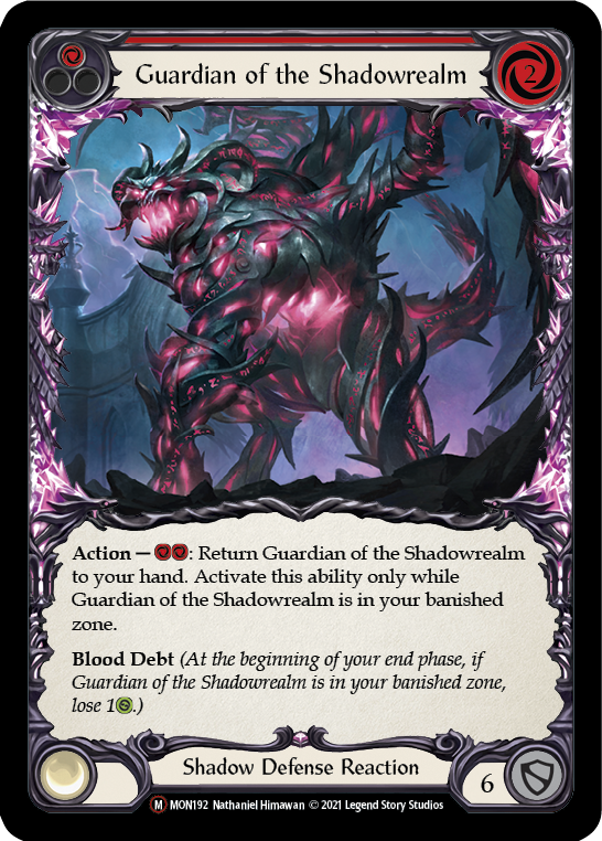 Guardian of the Shadowrealm [U-MON192] (Monarch Unlimited)  Unlimited Normal | Boutique FDB TCG