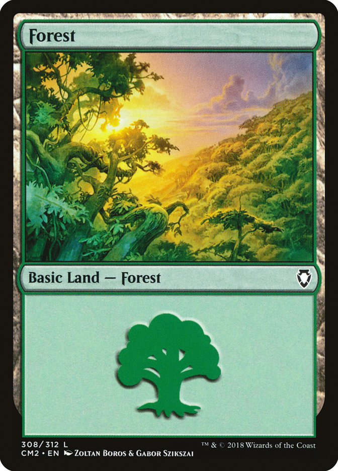 Forest (308) [Commander Anthology Volume II] | Boutique FDB TCG