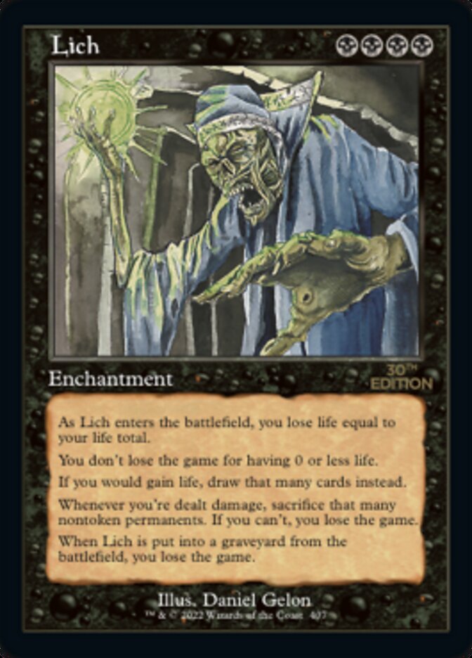 Lich (Retro) [30th Anniversary Edition] | Boutique FDB TCG