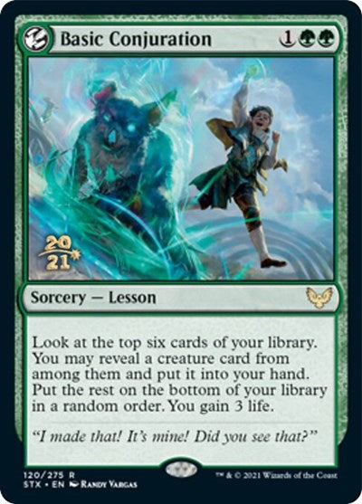 Basic Conjuration [Strixhaven: School of Mages Prerelease Promos] | Boutique FDB TCG