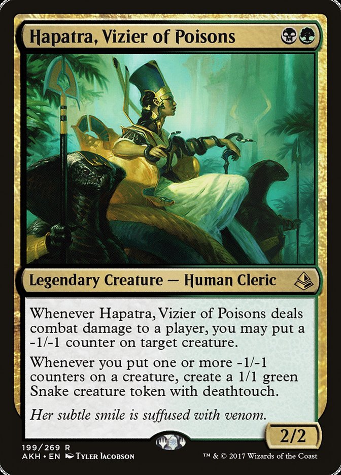 Hapatra, Vizier of Poisons [Amonkhet] | Boutique FDB TCG