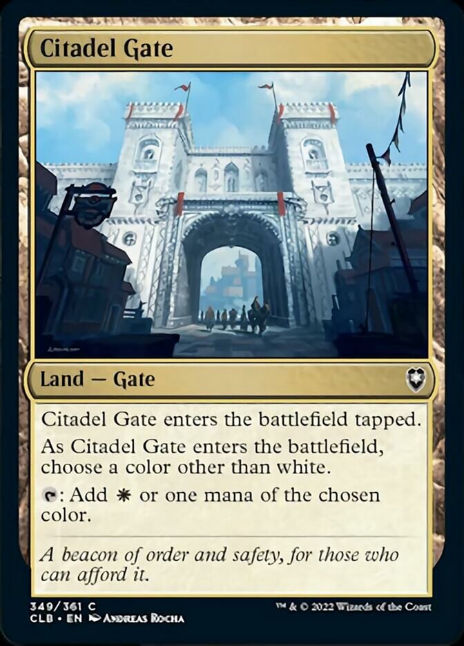 Citadel Gate [Commander Legends: Battle for Baldur's Gate] | Boutique FDB TCG