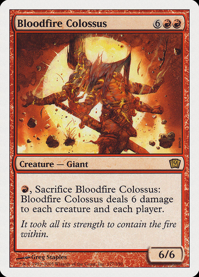 Bloodfire Colossus [Ninth Edition] | Boutique FDB TCG