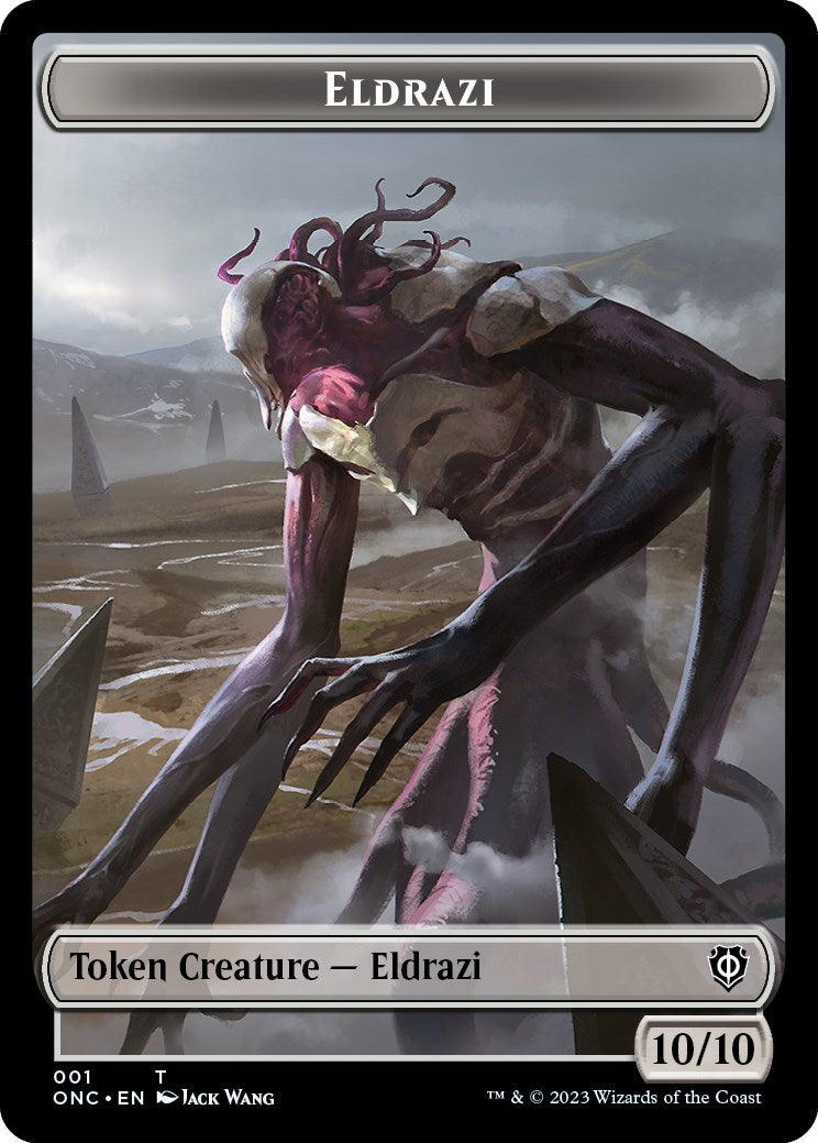 Soldier (017) // Eldrazi Double-Sided Token [Phyrexia: All Will Be One Commander Tokens] | Boutique FDB TCG