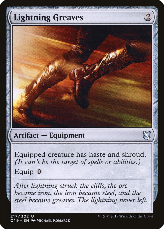 Lightning Greaves [Commander 2019] | Boutique FDB TCG