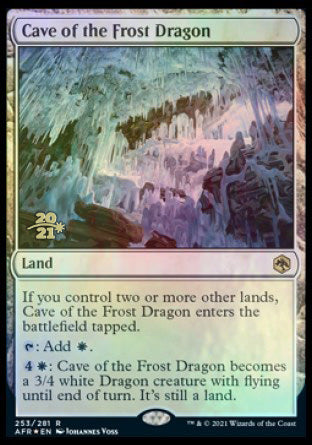 Cave of the Frost Dragon [Dungeons & Dragons: Adventures in the Forgotten Realms Prerelease Promos] | Boutique FDB TCG